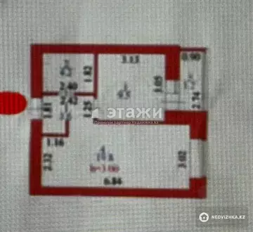 40 м², 2-комнатная квартира, этаж 9 из 9, 40 м², изображение - 6