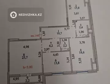 100.6 м², 3-комнатная квартира, этаж 11 из 12, 101 м², изображение - 7