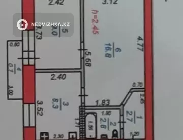 40.3 м², 2-комнатная квартира, этаж 3 из 3, 40 м², изображение - 13