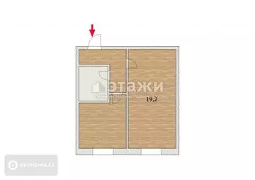 36 м², 1-комнатная квартира, этаж 5 из 5, 36 м², изображение - 7