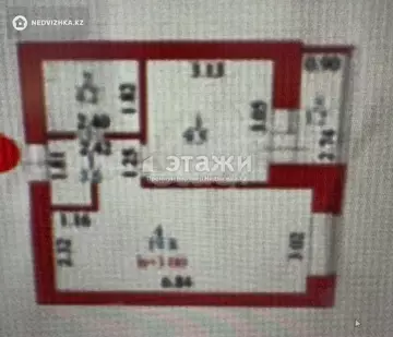 40 м², 2-комнатная квартира, этаж 6 из 9, 40 м², изображение - 11