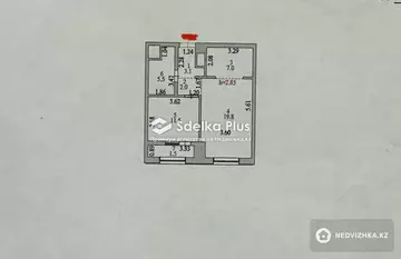 2-комнатная квартира, этаж 15 из 23, 50 м²