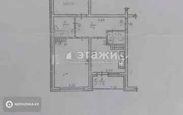 61.4 м², 2-комнатная квартира, этаж 7 из 9, 61 м², изображение - 4