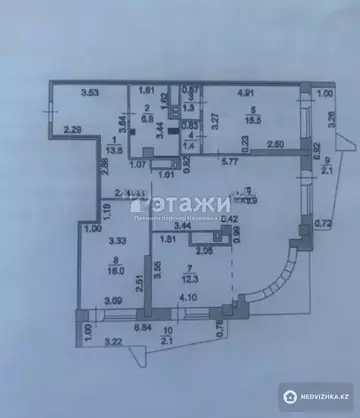 74.8 м², 3-комнатная квартира, этаж 4 из 14, 75 м², изображение - 19