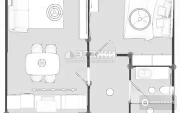 46 м², 2-комнатная квартира, этаж 11 из 12, 46 м², изображение - 15