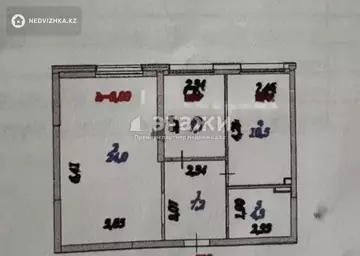 53.7 м², 2-комнатная квартира, этаж 2 из 17, 54 м², изображение - 5