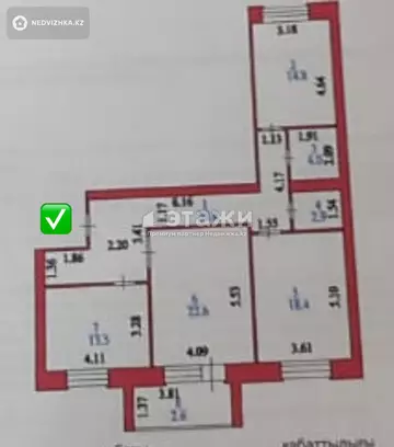 99.4 м², 3-комнатная квартира, этаж 5 из 10, 99 м², изображение - 8