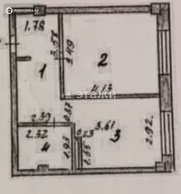 36 м², 2-комнатная квартира, этаж 4 из 9, 36 м², изображение - 6