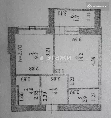 37 м², 1-комнатная квартира, этаж 6 из 6, 37 м², изображение - 11