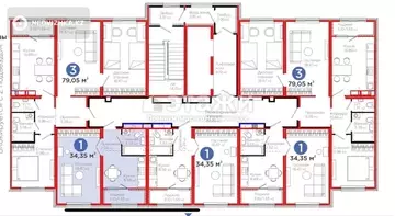 35 м², 1-комнатная квартира, этаж 12 из 17, 35 м², изображение - 14