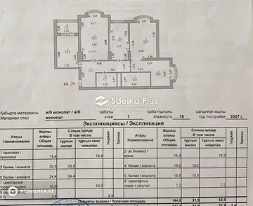 147.2 м², 4-комнатная квартира, этаж 7 из 18, 147 м², изображение - 11