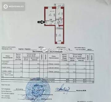 51 м², 2-комнатная квартира, этаж 9 из 10, 51 м², изображение - 0