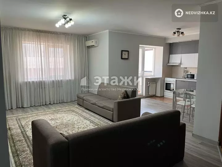 75 м², 2-комнатная квартира, этаж 2 из 25, 75 м², на длительный срок, изображение - 1