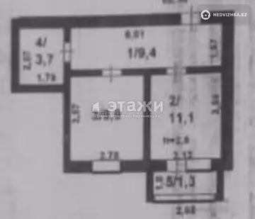 36 м², 1-комнатная квартира, этаж 1 из 5, 36 м², изображение - 13