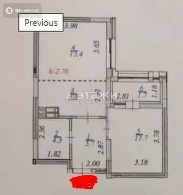 45 м², 2-комнатная квартира, этаж 4 из 12, 45 м², изображение - 15