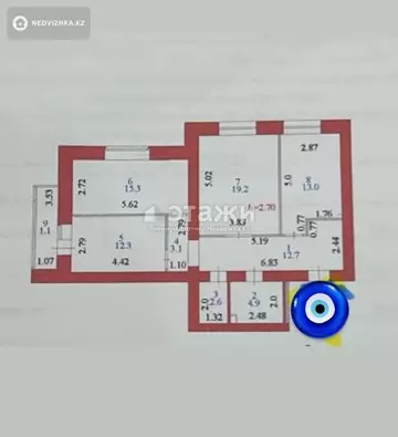 85 м², 3-комнатная квартира, этаж 2 из 9, 85 м², изображение - 24