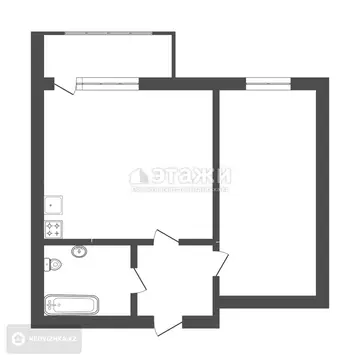 55 м², 2-комнатная квартира, этаж 5 из 6, 55 м², изображение - 10