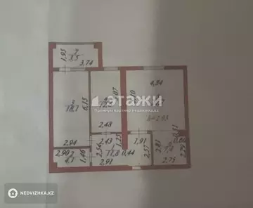82.2 м², 3-комнатная квартира, этаж 2 из 10, 82 м², изображение - 27
