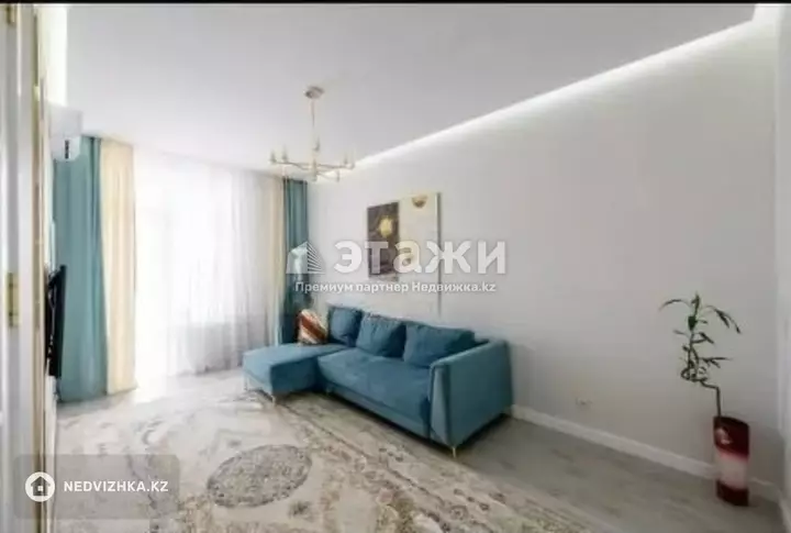 62 м², 2-комнатная квартира, этаж 9 из 9, 62 м², изображение - 1