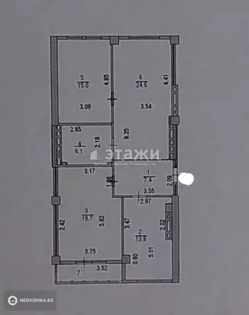90 м², 3-комнатная квартира, этаж 12 из 12, 90 м², изображение - 25