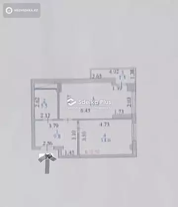 50.2 м², 2-комнатная квартира, этаж 16 из 16, 50 м², изображение - 0