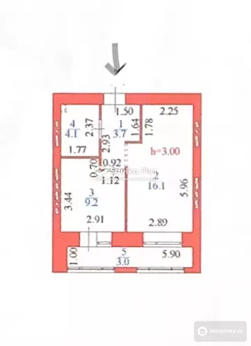 37 м², 1-комнатная квартира, этаж 5 из 10, 37 м², изображение - 10