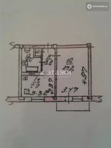 34 м², 1-комнатная квартира, этаж 2 из 5, 34 м², изображение - 5