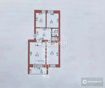 60 м², 3-комнатная квартира, этаж 1 из 5, 60 м², изображение - 8