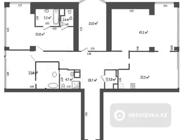 195 м², 4-комнатная квартира, этаж 4 из 20, 195 м², изображение - 39