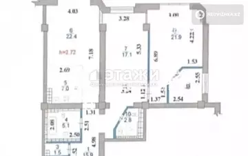 102.1 м², 3-комнатная квартира, этаж 5 из 13, 102 м², изображение - 24