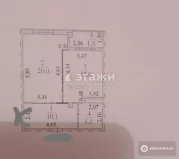 52 м², 2-комнатная квартира, этаж 7 из 9, 52 м², изображение - 18
