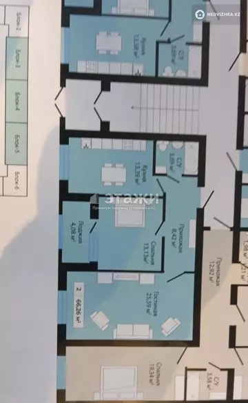 70 м², 2-комнатная квартира, этаж 2 из 4, 70 м², изображение - 2