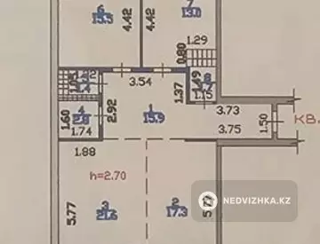 90 м², 3-комнатная квартира, этаж 3 из 5, 90 м², изображение - 14