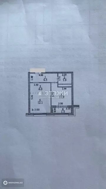 41.9 м², 2-комнатная квартира, этаж 3 из 15, 42 м², изображение - 11