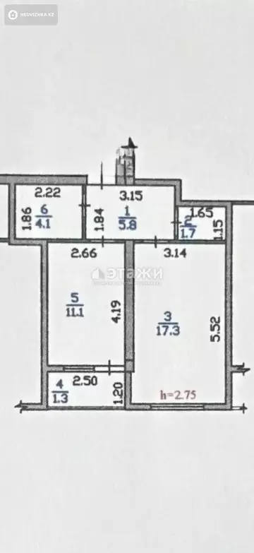 43 м², 1-комнатная квартира, этаж 4 из 10, 43 м², изображение - 7