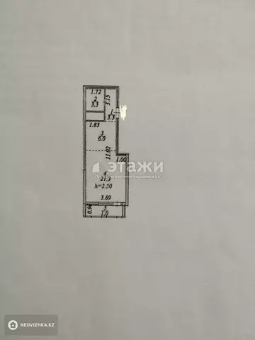 34.9 м², 1-комнатная квартира, этаж 13 из 24, 35 м², изображение - 9