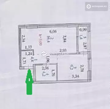 1-комнатная квартира, этаж 4 из 12, 36 м²