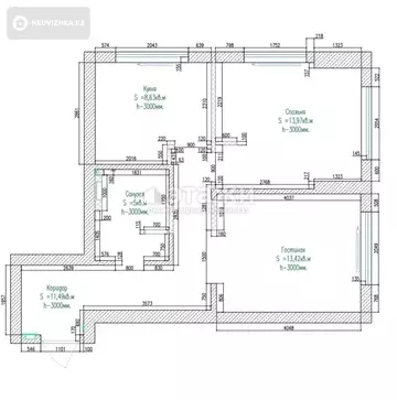 52 м², 2-комнатная квартира, этаж 2 из 9, 52 м², изображение - 20