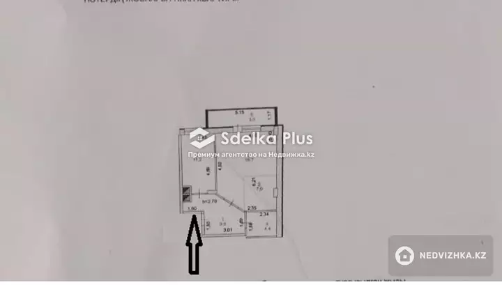 55 м², 2-комнатная квартира, этаж 2 из 16, 55 м², изображение - 1