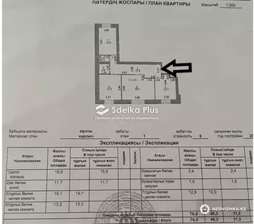 77 м², 3-комнатная квартира, этаж 1 из 5, 77 м², изображение - 7