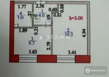 34 м², 1-комнатная квартира, этаж 3 из 12, 34 м², изображение - 5