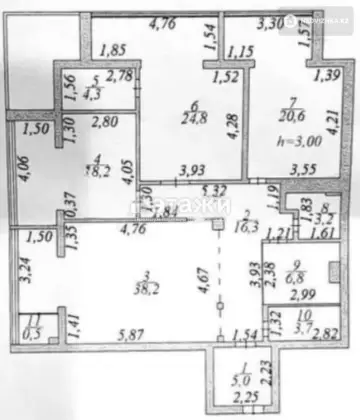 141 м², 3-комнатная квартира, этаж 38 из 43, 141 м², изображение - 10