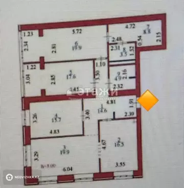 122 м², 4-комнатная квартира, этаж 1 из 10, 122 м², изображение - 37