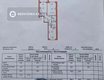 67 м², 2-комнатная квартира, этаж 5 из 7, 67 м², изображение - 15