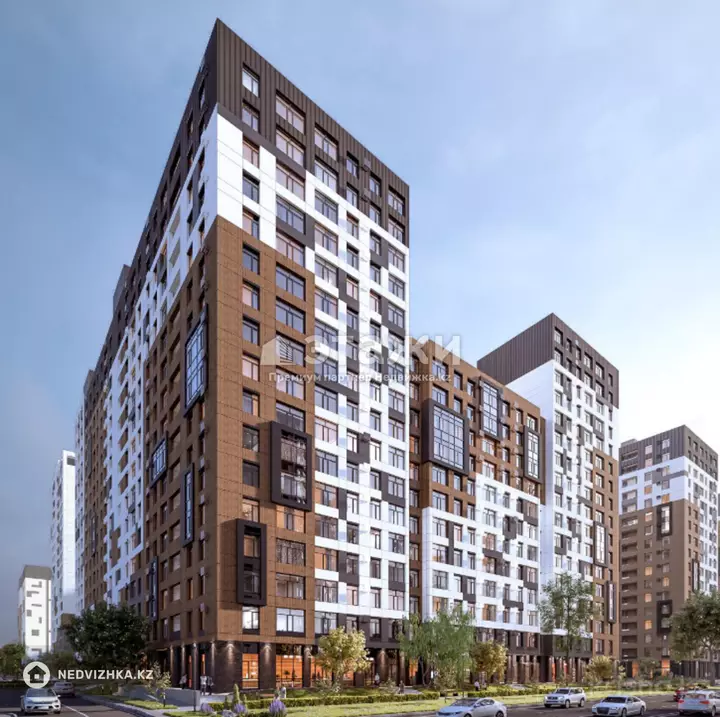 50.8 м², 2-комнатная квартира, этаж 11 из 14, 51 м², изображение - 1