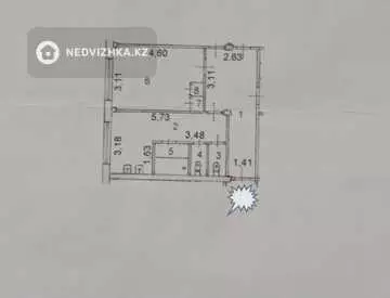 15 м², 1-комнатная квартира, этаж 4 из 5, 15 м², изображение - 15