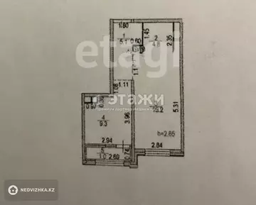37 м², 1-комнатная квартира, этаж 6 из 9, 37 м², изображение - 13