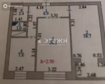 53 м², 2-комнатная квартира, этаж 2 из 9, 53 м², изображение - 7