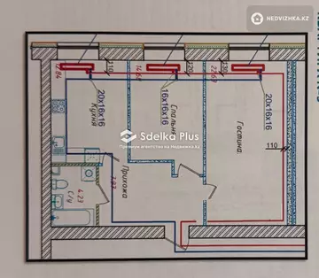 63 м², 3-комнатная квартира, этаж 1 из 12, 63 м², изображение - 6