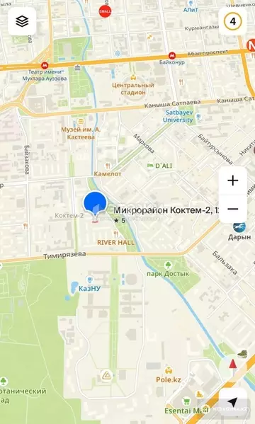 44 м², 2-комнатная квартира, этаж 3 из 4, 44 м², изображение - 4